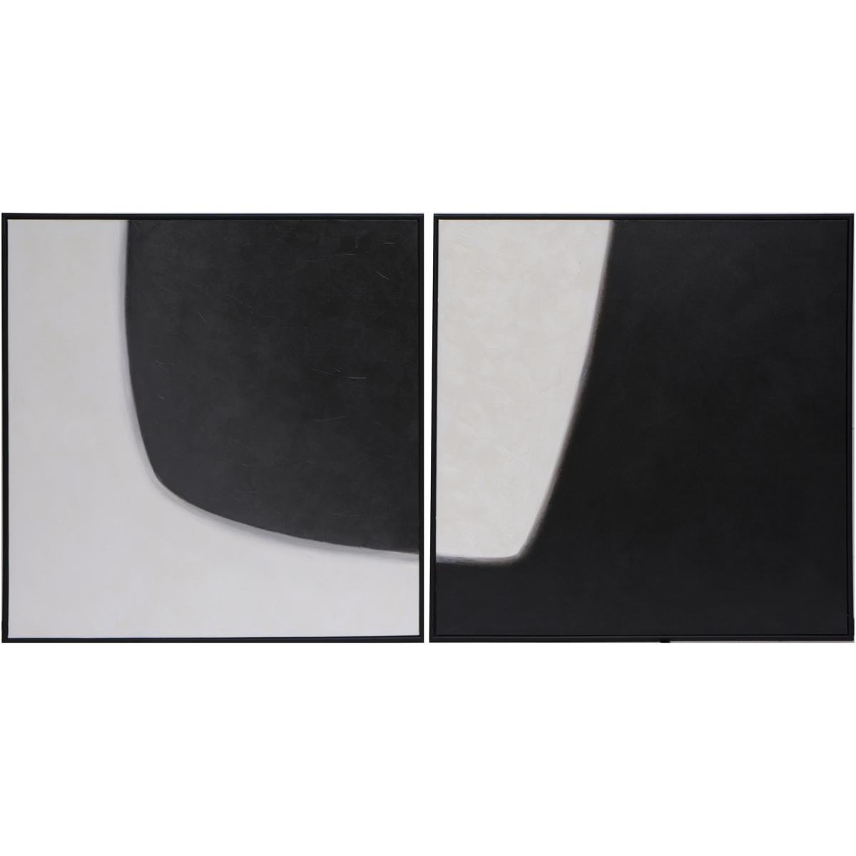 SUNPAN A0271 Double Cross 48 X 48 inch Hand Painted Art, Set Of 2